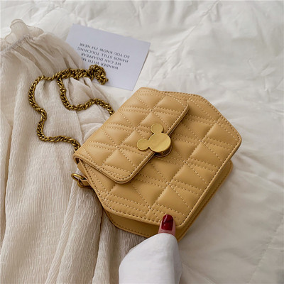 Geanta de dama moderna cu inchidere metalica in mai multe culori