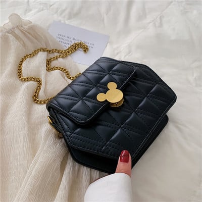 Geanta de dama moderna cu inchidere metalica in mai multe culori