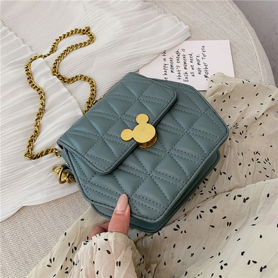 Geanta de dama moderna cu inchidere metalica in mai multe culori