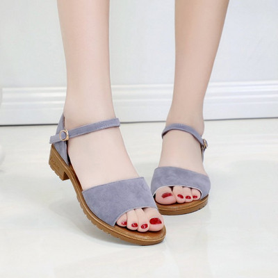 Sandale de dama elegante cu catarama in trei culori