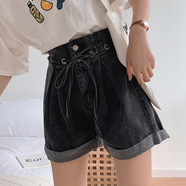 Pantaloni scurți moderni cu mărimi până la 4XL în culoare închisă