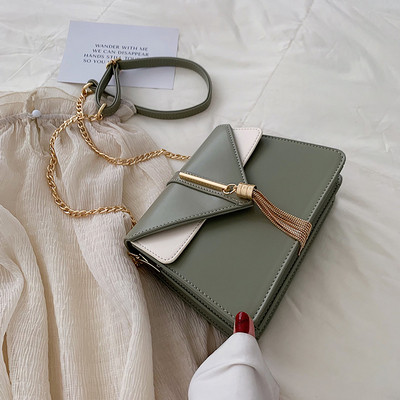 Geanta de dama eleganta cu decor metalic in mai multe culori