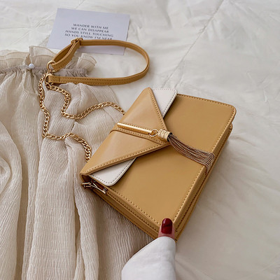 Geanta de dama eleganta cu decor metalic in mai multe culori