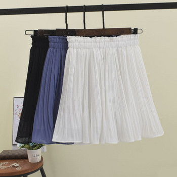 Fusta plisata dama - model scurt in mai multe culori