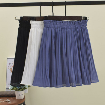 Fusta plisata dama - model scurt in mai multe culori