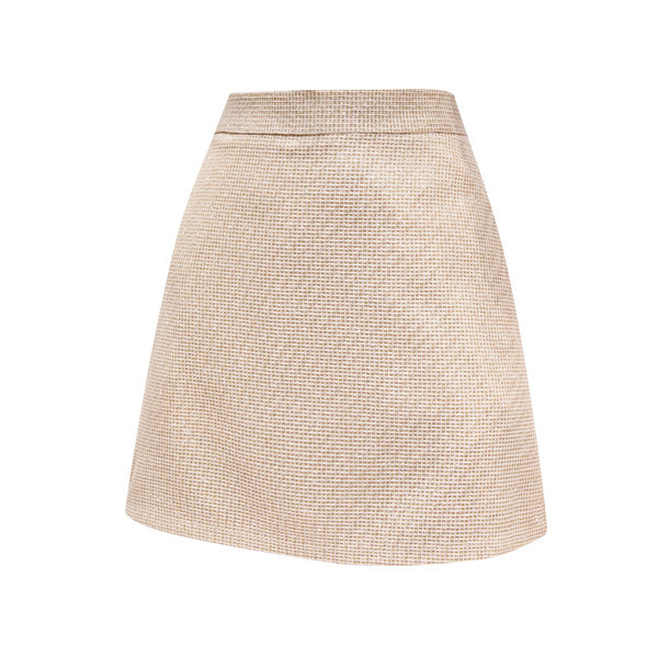 Fusta de dama eleganta in trei culori cu talie inalta