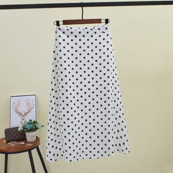 Fusta de dama moderna cu buline in mai multe culori