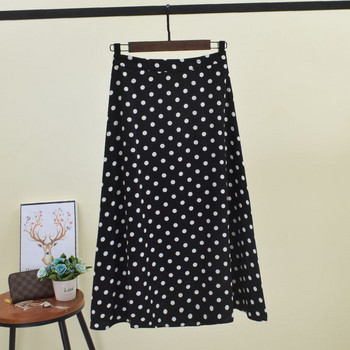 Fusta de dama moderna cu buline in mai multe culori