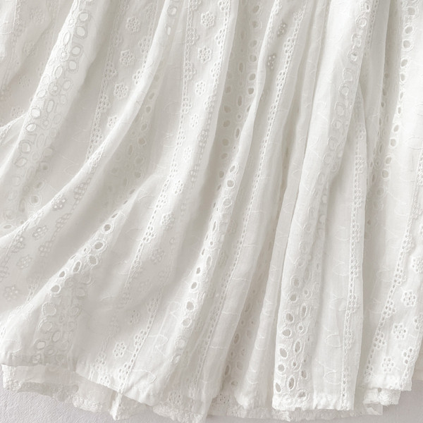 Rochie casual de dama cu maneci scurte de culoare alba