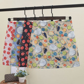 Fusta de dama moderna cu aplicare de culoare in mai multe culori