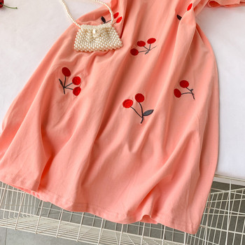 Rochie de dama cu guler si maneci scurte