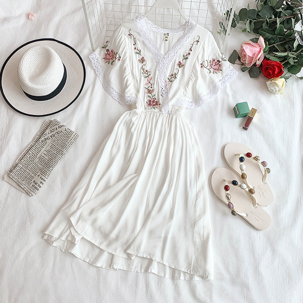 Rochie de dama cu maneci lotus in mai multe culori