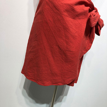 Rochie scurta de dama cu bretele subtiri si talie elastica