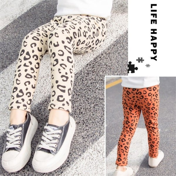 Pană de zi cu zi pentru copii în patru culori cu model leopard