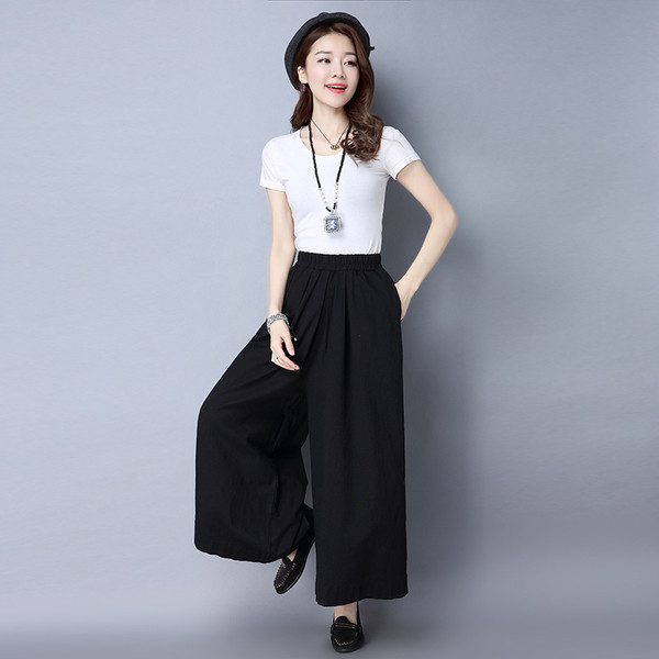 Pantaloni de dama actuali model lat in negru si rosu