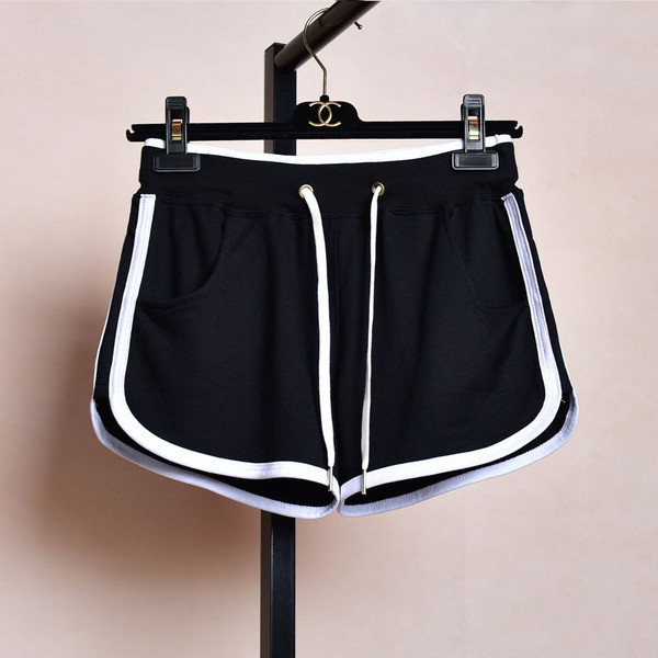 Pantaloni scurți casual dama cu cravate in mai multe culori