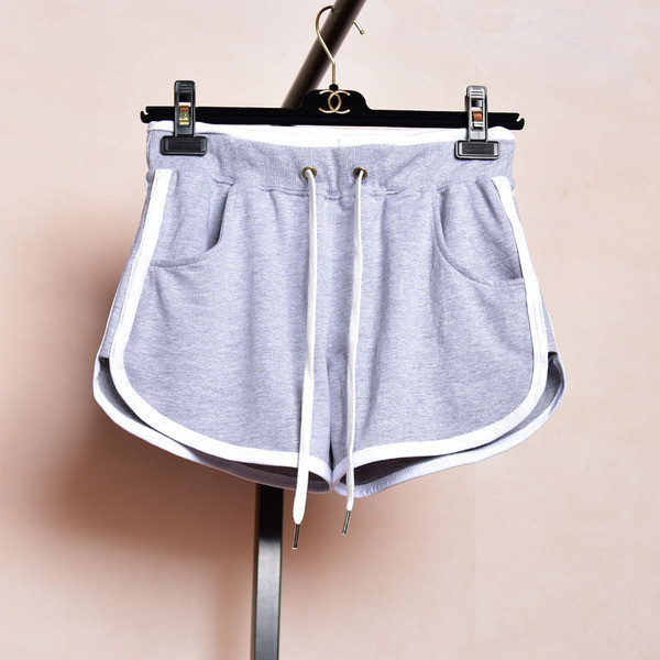 Pantaloni scurți casual dama cu cravate in mai multe culori