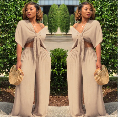 Νέο γυναικείο σετ παντελόνι  + αμάνικο  σε διάφορα χρώματα