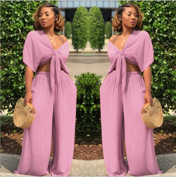 Νέο γυναικείο σετ παντελόνι  + αμάνικο  σε διάφορα χρώματα