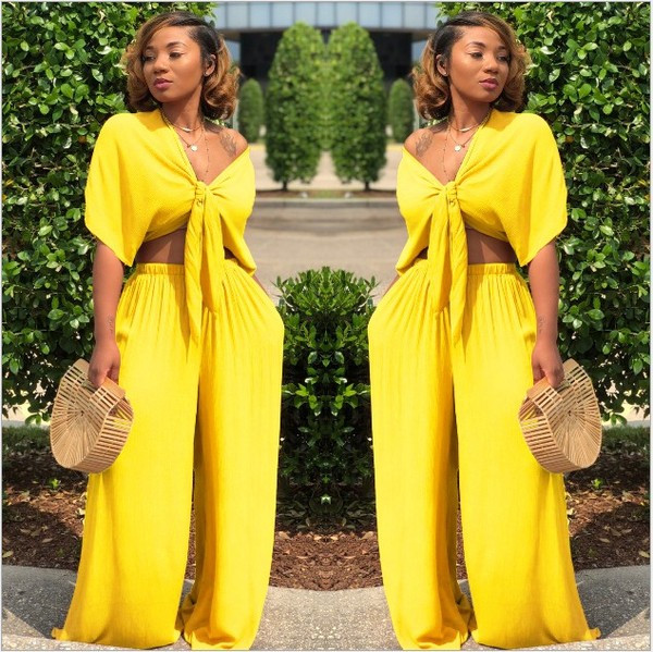 Νέο γυναικείο σετ παντελόνι  + αμάνικο  σε διάφορα χρώματα