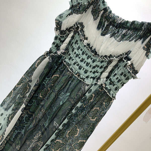 Rochie de dama lunga din tul cu bretele subtiri