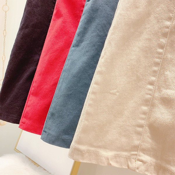 Fusta de dama moderna din denim in patru culori