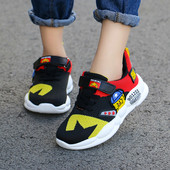 Adidasi copii in trei culori cu aplicatie pentru baieti si fete