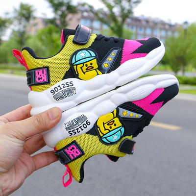 Adidasi copii in trei culori cu aplicatie pentru baieti si fete