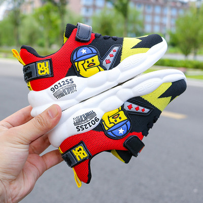 Adidasi copii in trei culori cu aplicatie pentru baieti si fete