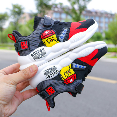 Adidasi copii in trei culori cu aplicatie pentru baieti si fete