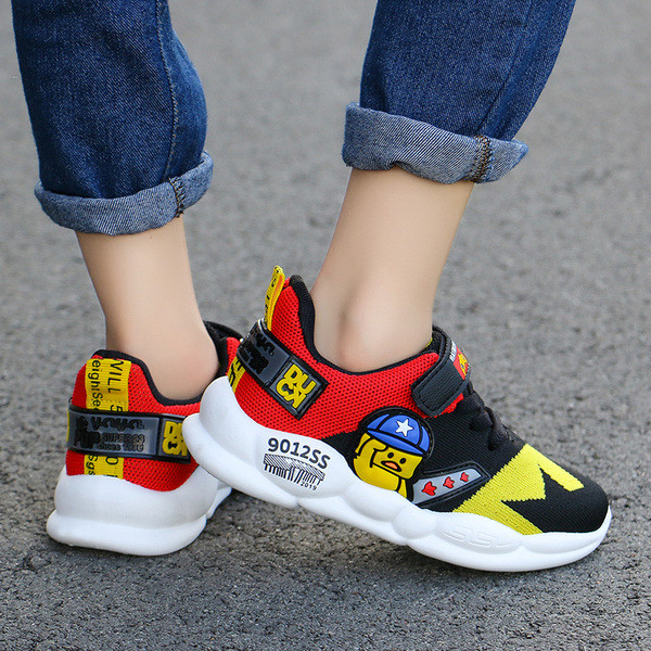 Adidasi copii in trei culori cu aplicatie pentru baieti si fete