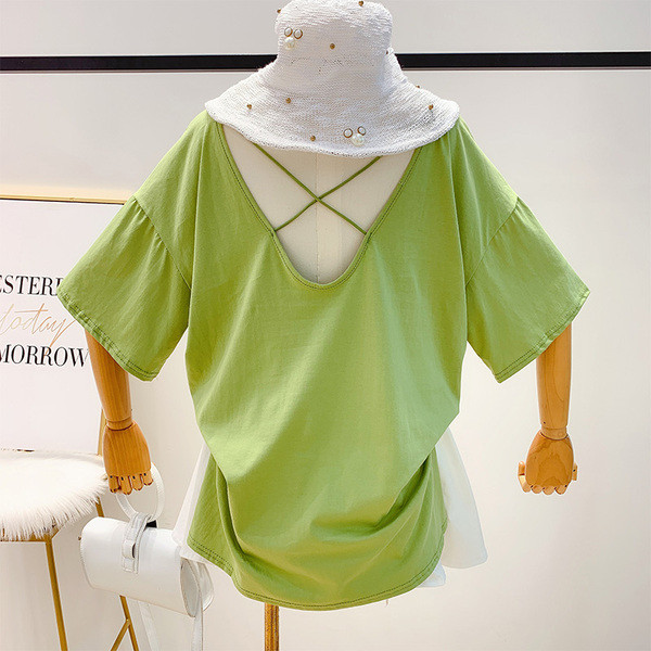 Tricou dama cu maneci late in mai multe culori