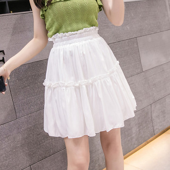 Fusta dama casual cu talie elastica in mai multe culori