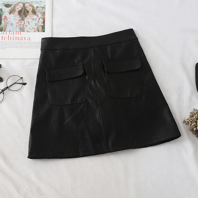Modern női rövid szoknya zsebbel több színben