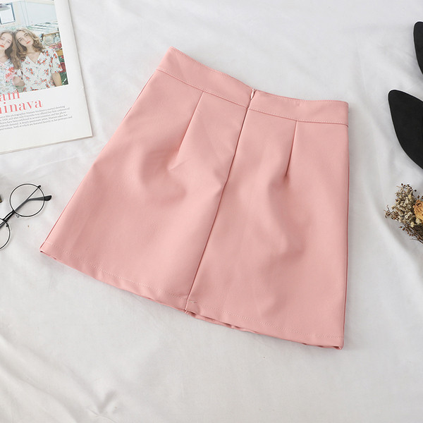 Modern női rövid szoknya zsebbel több színben