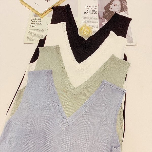 Maieu de damă cu decolteu în V în patru culori