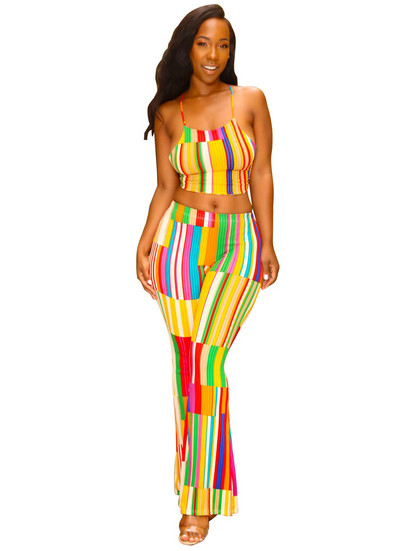 Κομψό και μοντέρνο γυναικείο σετ  σε δύο χρώματα