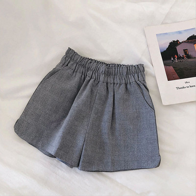 Pantaloni scurti de dama cu talie elastica in mai multe culori