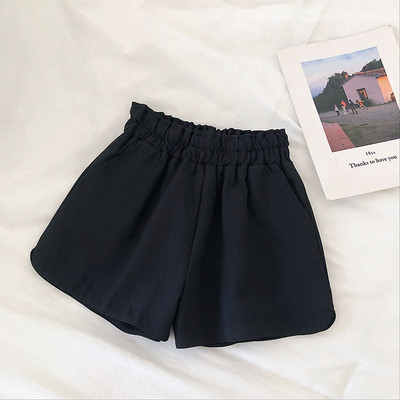 Pantaloni scurti de dama cu talie elastica in mai multe culori