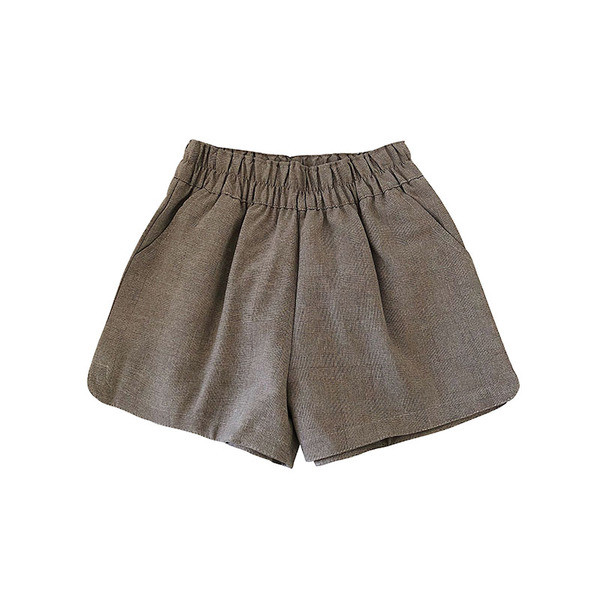 Pantaloni scurti de dama cu talie elastica in mai multe culori