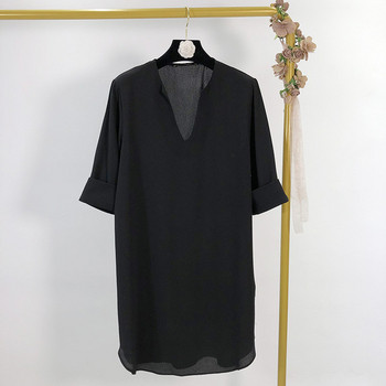 Дамска дълга рокля от шифон в три цвята