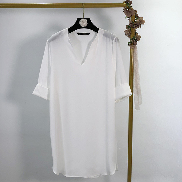 Дамска дълга рокля от шифон в три цвята