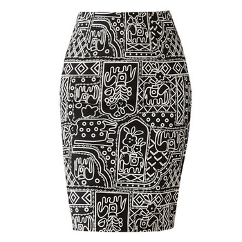 Fusta de dama actuala model Slim cu talie inalta