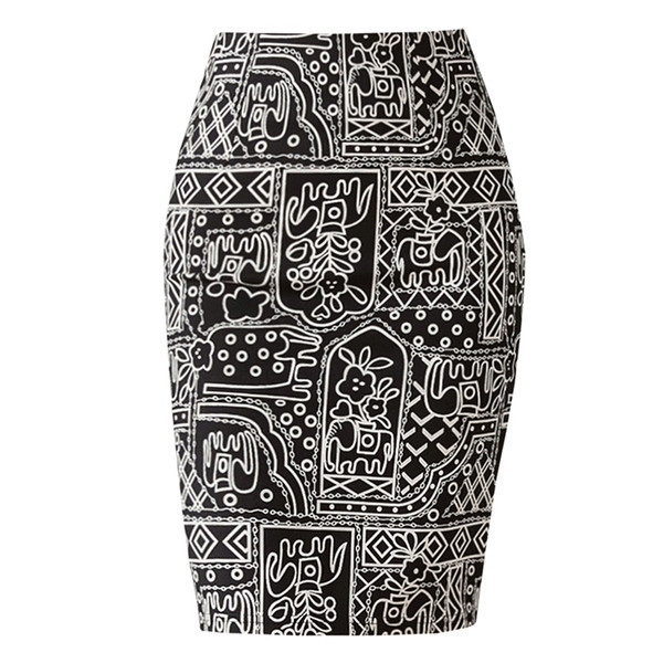 Fusta de dama actuala model Slim cu talie inalta