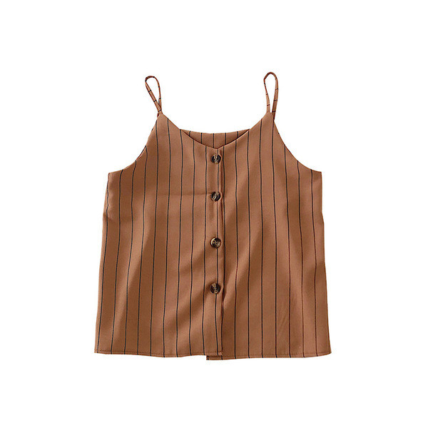 Maieu modern de dama cu bretele subtiri si nasturi in diferite culori