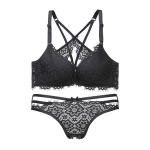 Lenjerie intimă cu dantelă cu închidere frontală în trei culori