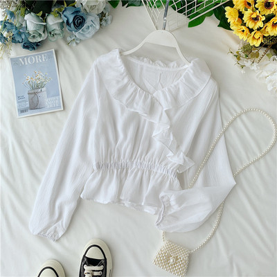 Cămașă de damă cu mâneci lungi în mai multe culori