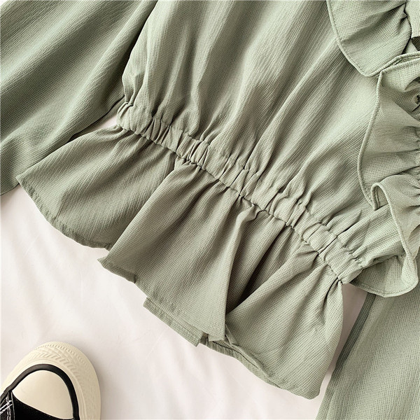 Cămașă de damă cu mâneci lungi în mai multe culori