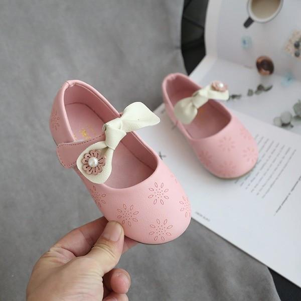 Pantofi moderni pentru copii pentru fete - in doua culori cu panglica