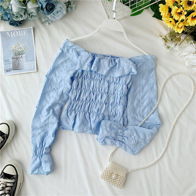 Bluză de damă modernă cu umerii goi